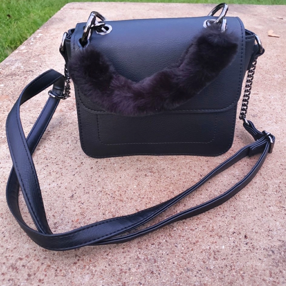 Top handle crossbody bag